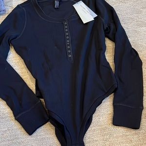 Sweaty Betty Halle Berry Hera Waffle body suit NWT sz L